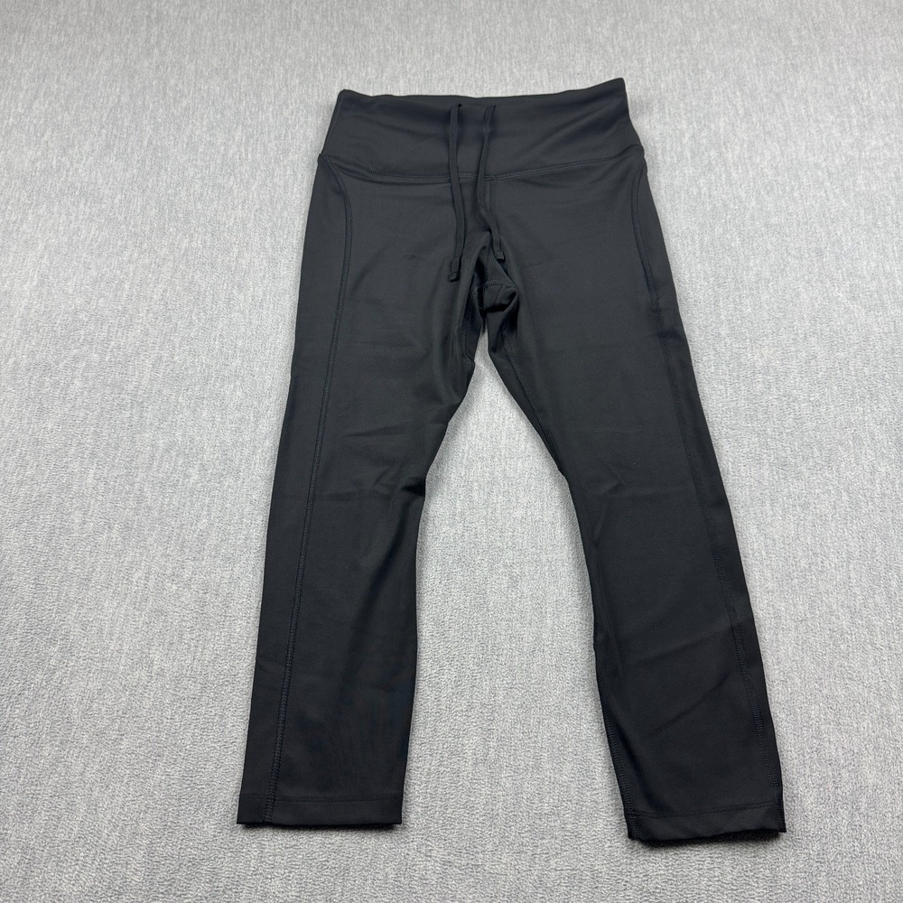 Nike Leggings Womens Small Black Dri Fit Epic Fast Cropped Capri Training Yoga